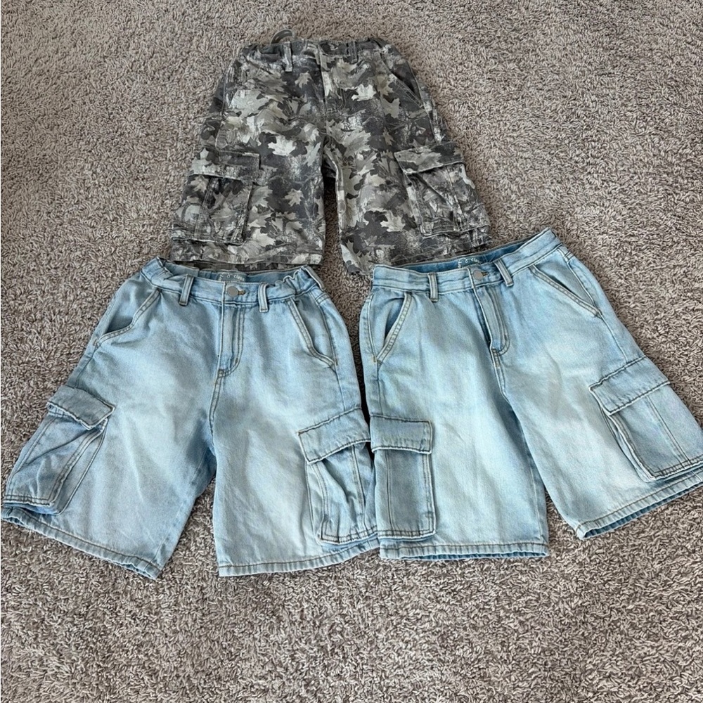 Boys Art Class Baggy Cargo Shorts